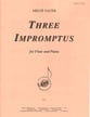 Three Impromptus Flute and Piano cover